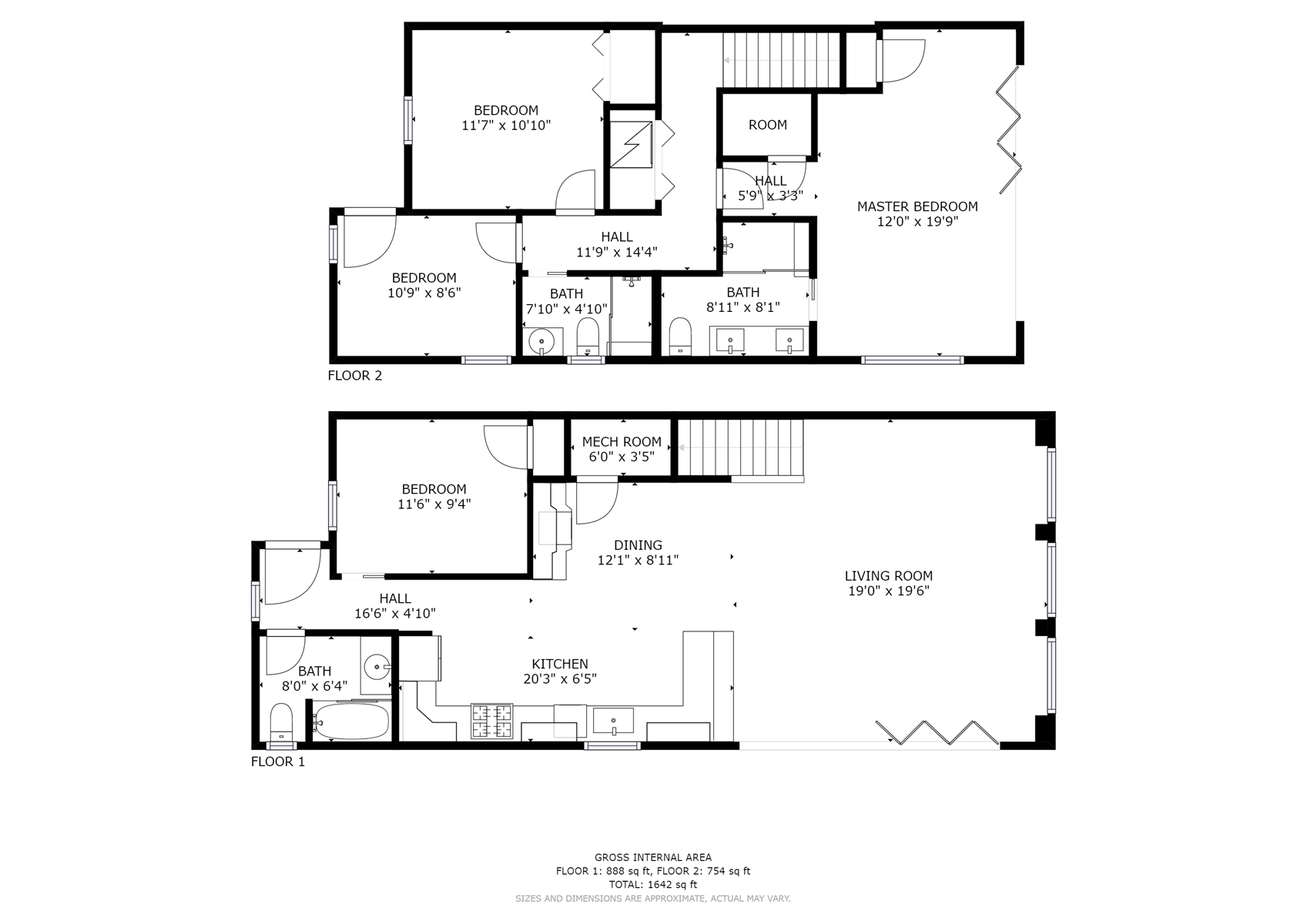 Floor Plan for BOARD141 - Custom Boardwalk Front Home! Smart home features, amazing views & location
